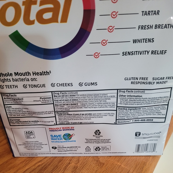 NEW Colgate Total Toothpaste 5 Box Pack - Picture 6 of 8